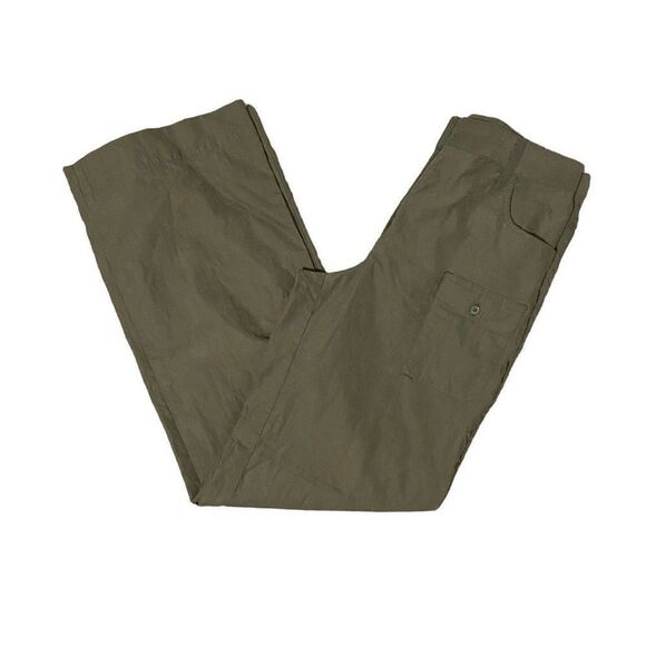 Express Bleus High Rise Wide Leg Olive Pants - Picture 2 of 7